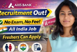 Axis Bank Recruitment 2026 for 10th 12th Pass & Graduate