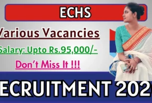 ECHS Agra Recruitment 2026