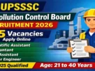 UP Pollution Control Board Recruitment 2026