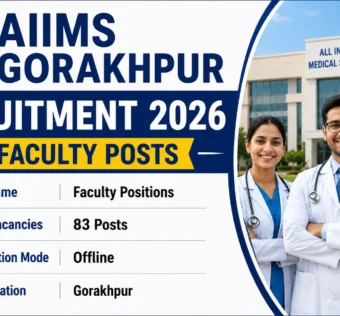 AIIMS Gorakhpur Recruitment 2026 for 83 Faculty Posts