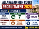 Allahabad High Court Recruitment 2026 for 7 Special Judicial Magistrate Posts