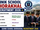 Sainik School Ghorakhal Recruitment 2026